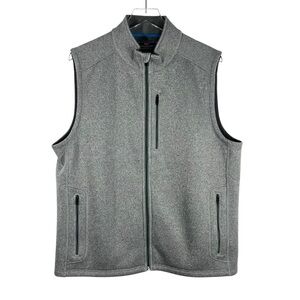 VINEYARD VINES Grey Fleece Men's Vest Size Large